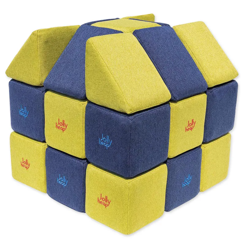 Magnet-Stoffbausteine Jolly Heap, 100 Stück