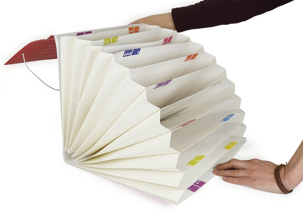 Fächermappe aus Pappe A4-Plus, farbig Fächermappe aus Pappe A4-Plus, farbig