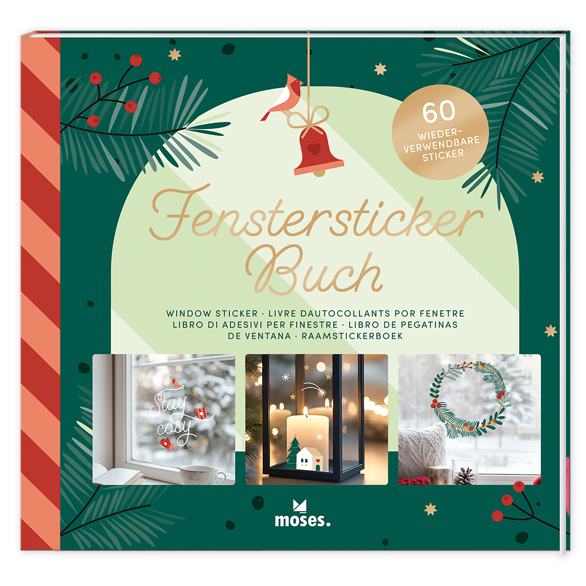 TimeTEX Fenstersticker "Winterwunder", 60 Stück