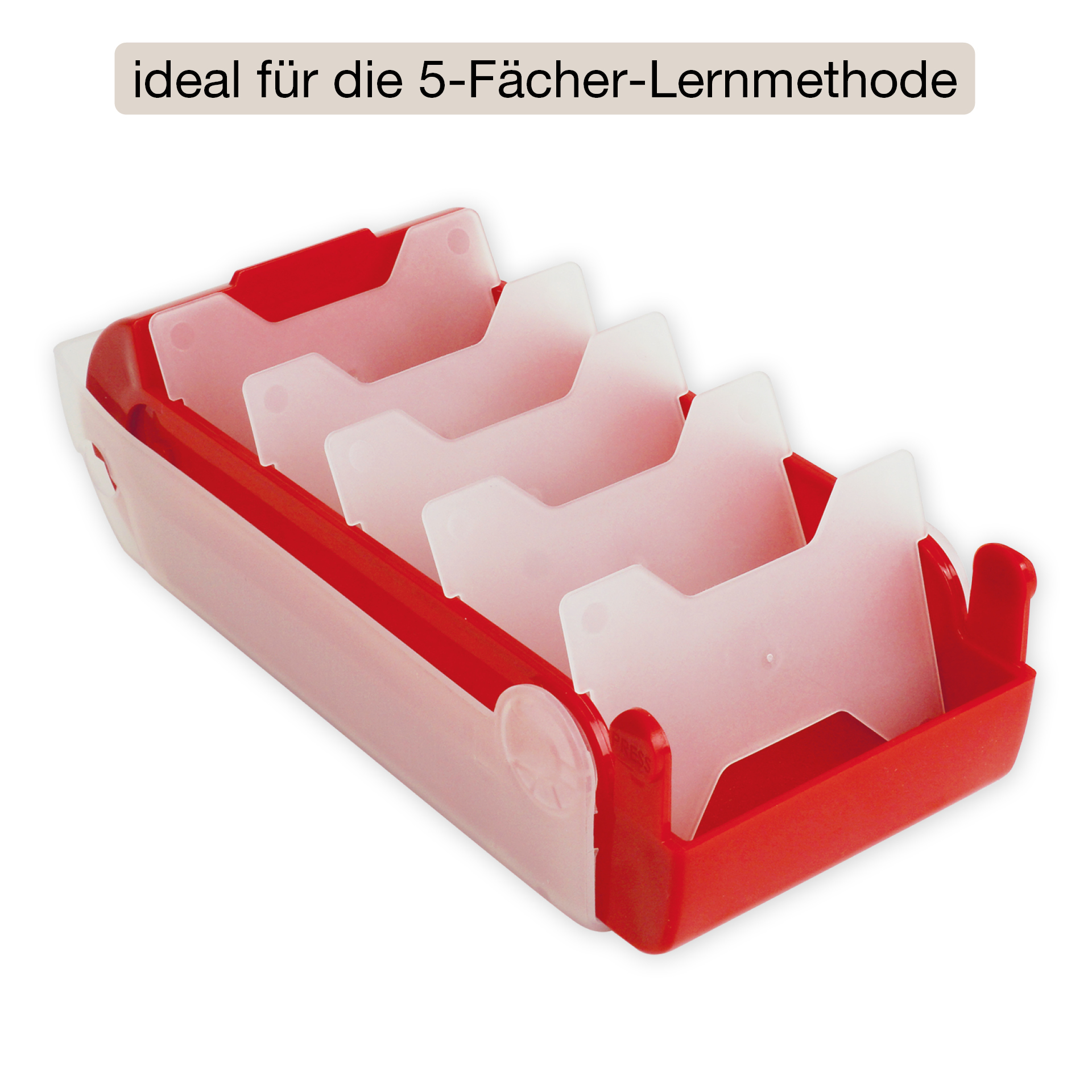 Lärlåda A8 plast med 100 inlärningskort