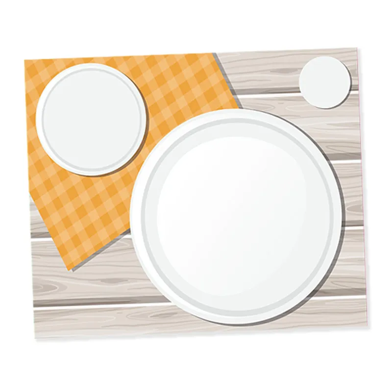 Platzset-Ergänzung für Gesunde Mahlzeiten, magnetisch, 8-tlg.