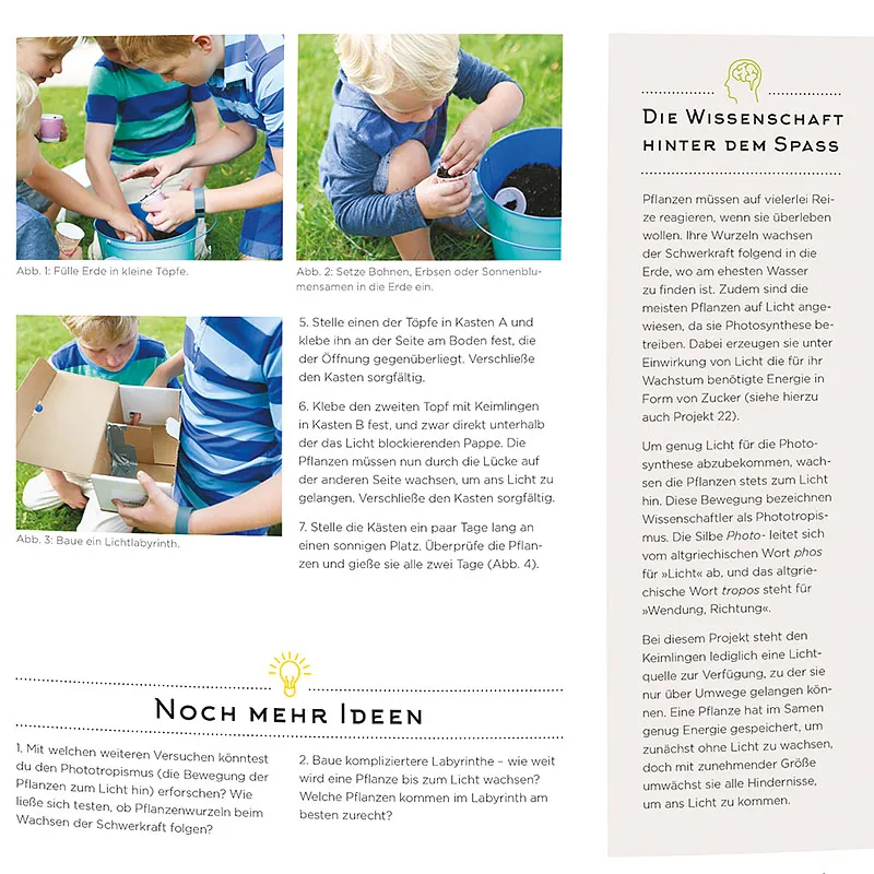 Buch "Die spannendsten Outdoor-Experimente", 144 Seiten