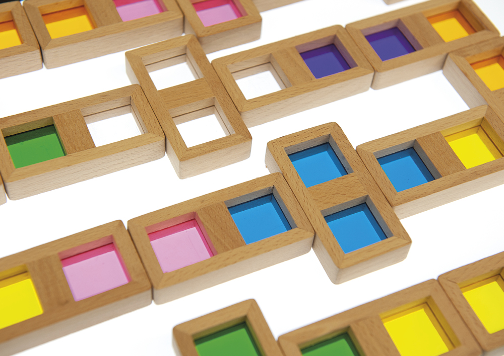Farb-Domino "Regenbogen", 29-tlg. Farb-Domino "Regenbogen", 29-tlg.