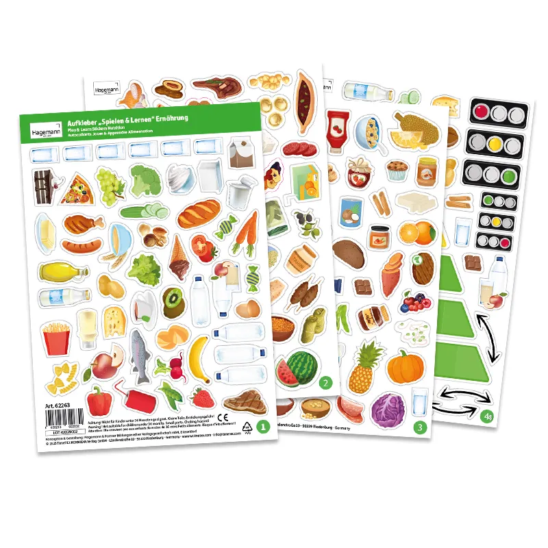 Stickers "Voeding", 206-delig