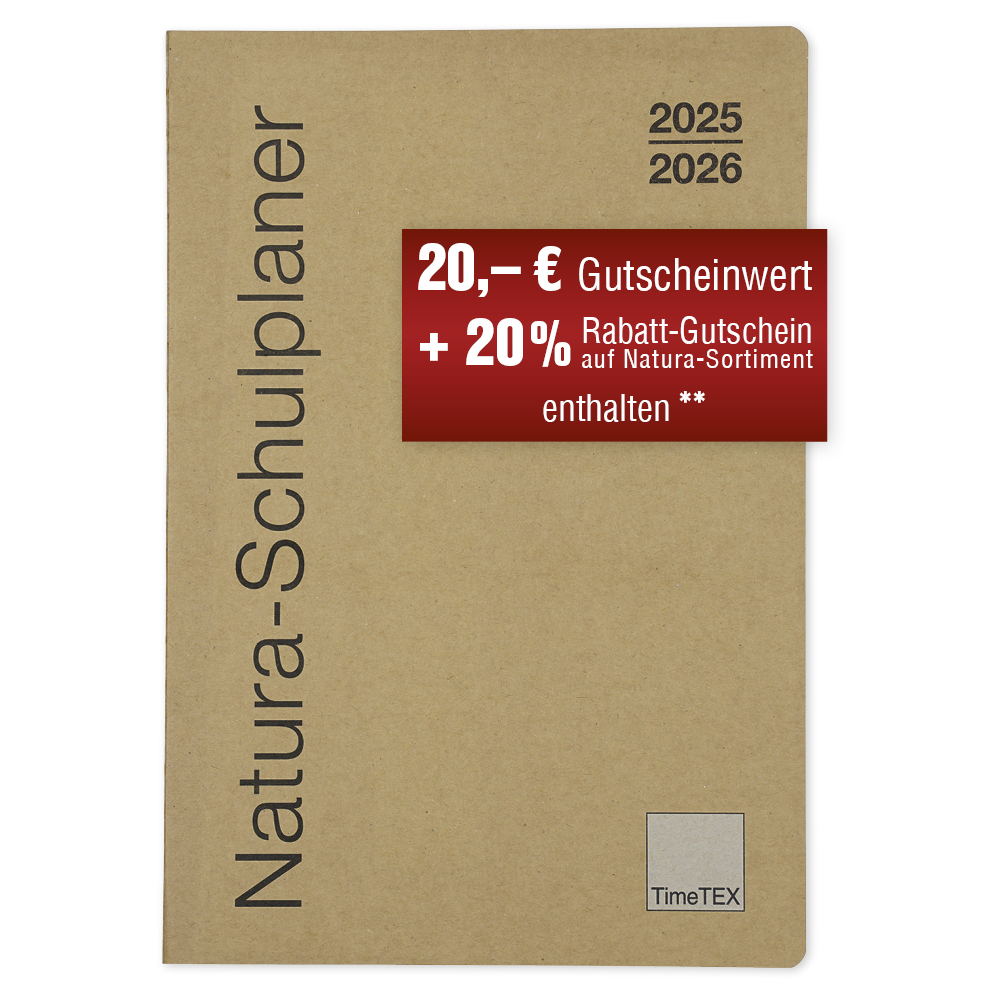 TimeTEX Natura-Schulplaner A5 2025/2026