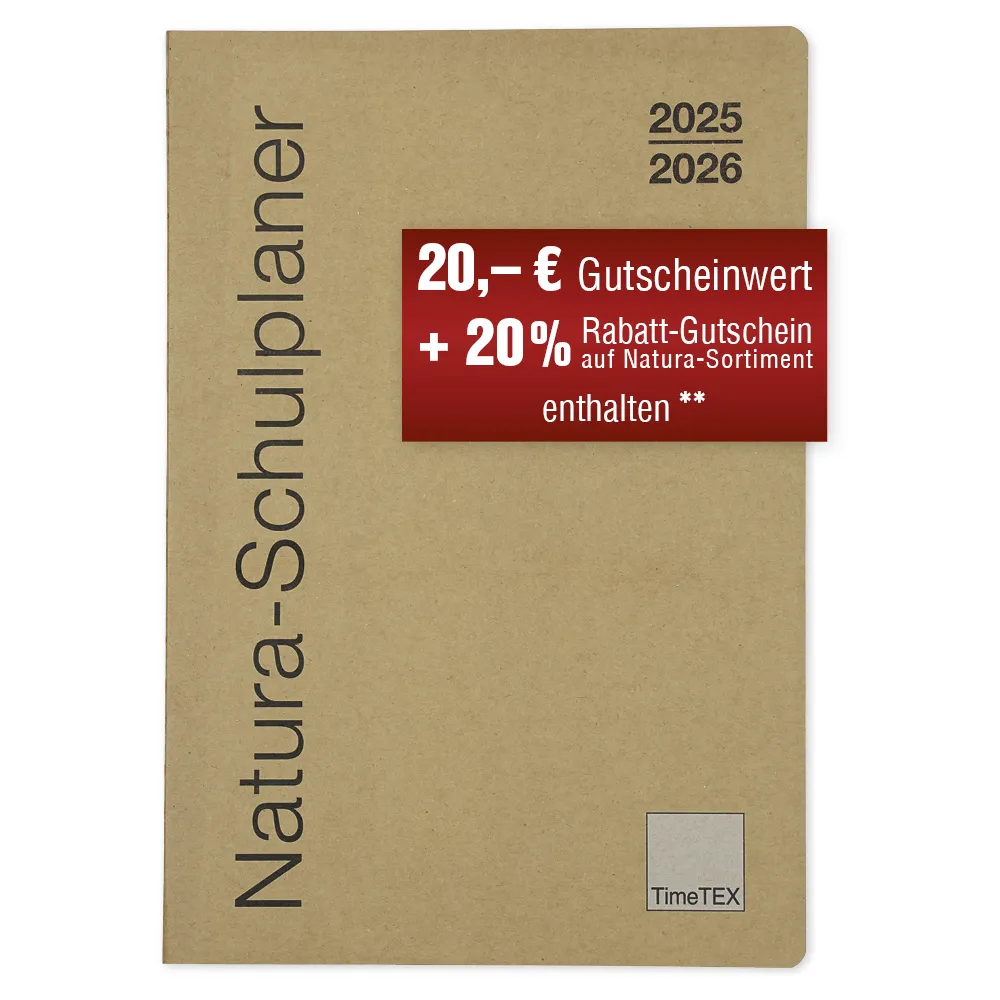 TimeTEX Natura-Schulplaner A5 2025/2026