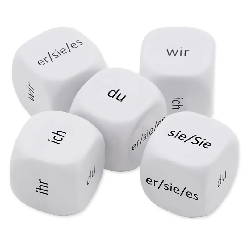 Würfel-Set Deutsch "Personalpronomen" 5-tlg., 16 mm