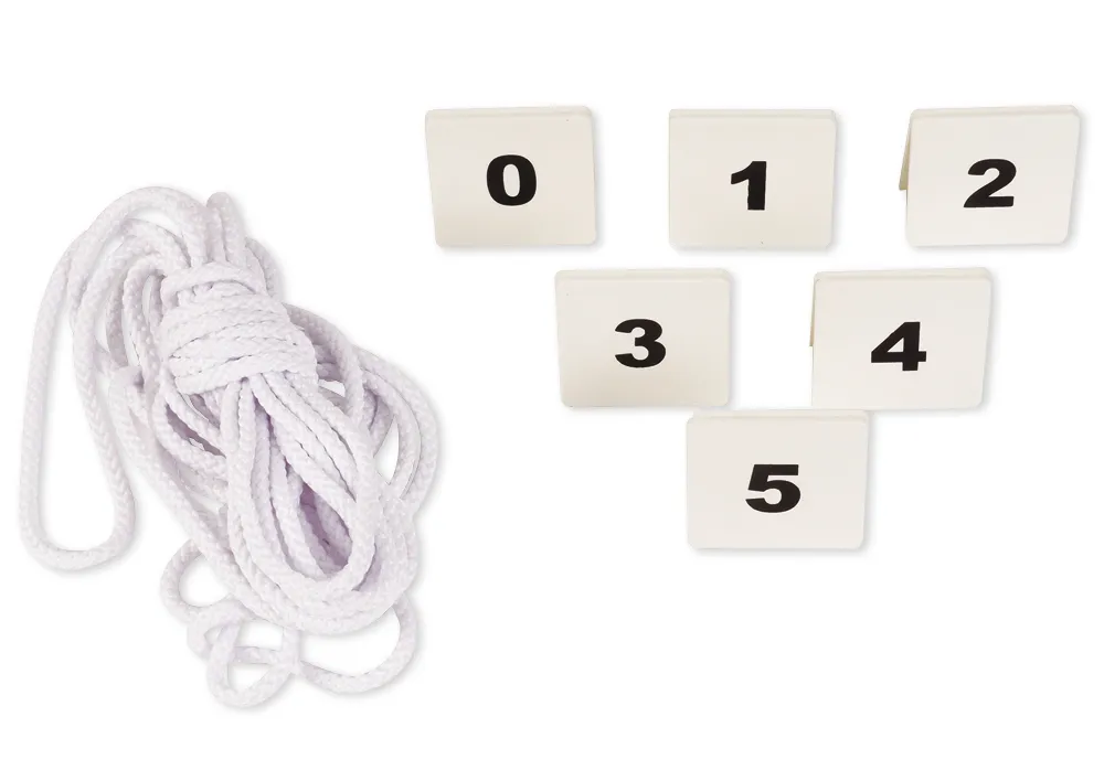 Nummernclips Zahlenraum bis 100, 101-tlg. in Holzbox