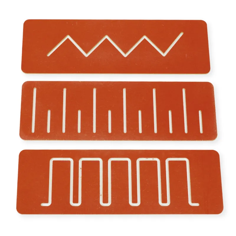 Set Schwungübungs-Schablonen aus Holz, 16-tlg.