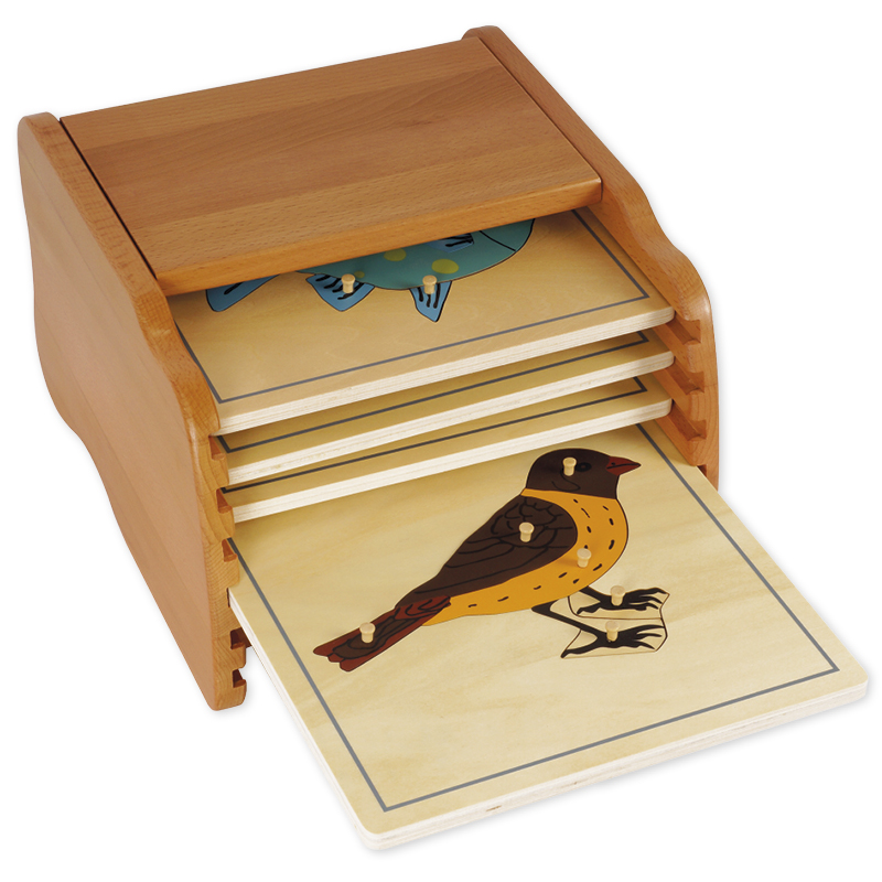 TimeTEX Ständer für 6 Tierpuzzles "Montessori Premium" TimeTEX Ständer für 6 Tierpuzzles "Montessori Premium"