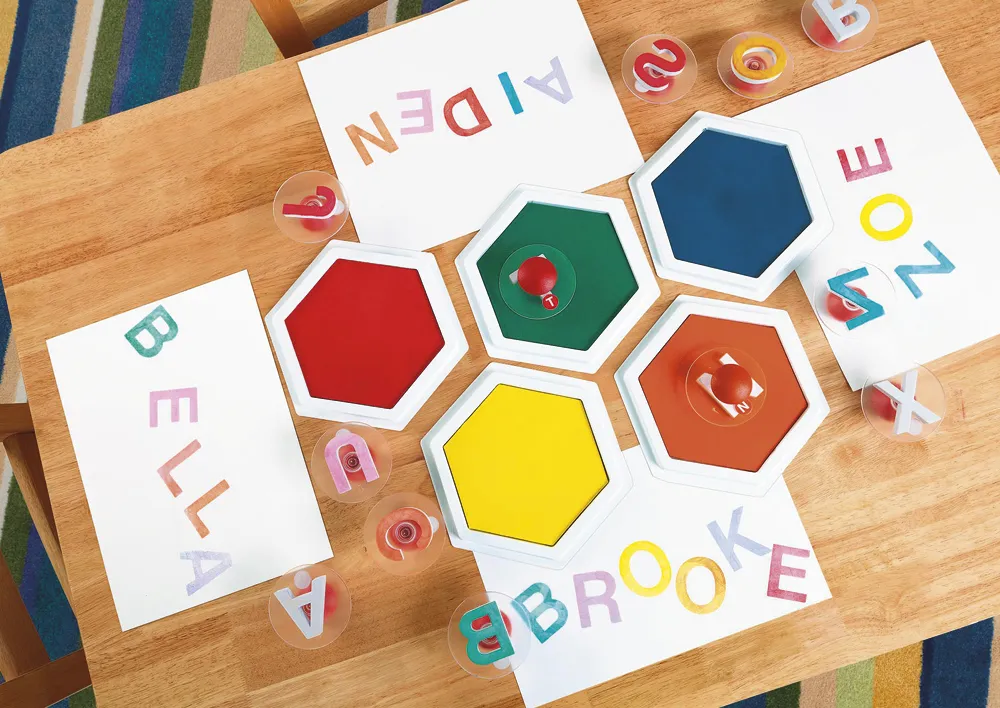 Jumbo-Griff-Stempel "Großbuchstaben", 26-tlg.