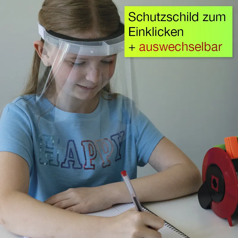 Ersatz-Visiere für Gesichts-Schutzschild Universal, 10-tlg.