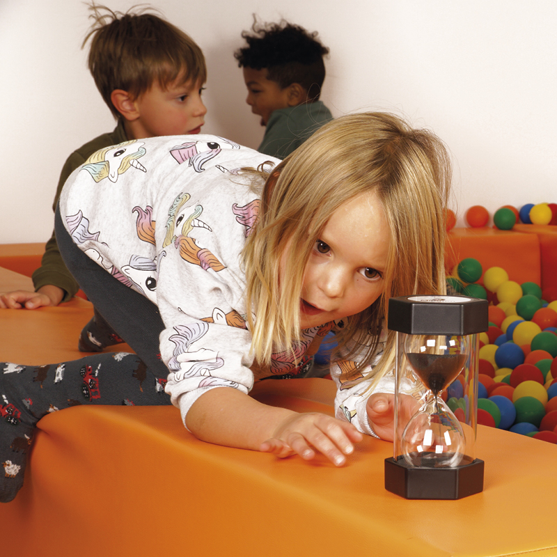 Set Mega-Sanduhren 16cm hoch, 7 cm ø, 4 dele