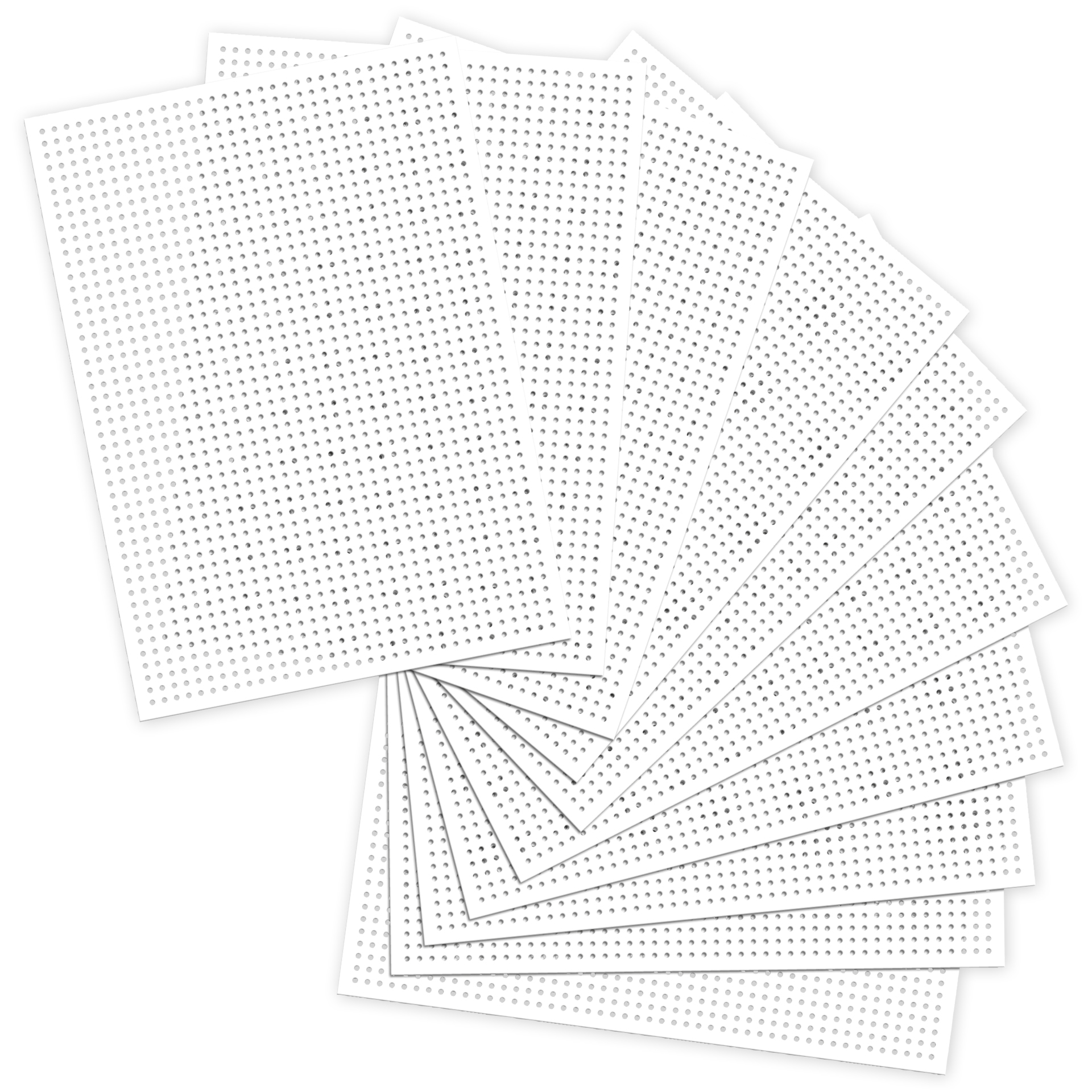 TimeTEX Stickkarton weiß, 17,5x24,5 cm, 40 Blatt