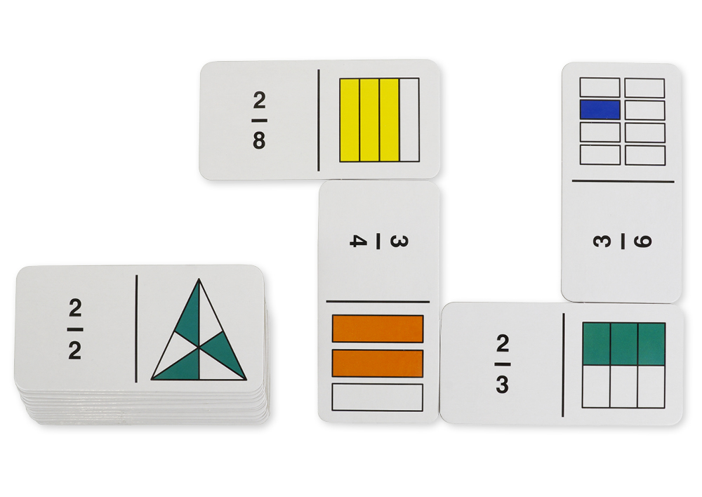 Bruchrechen-Domino, 36-tlg.