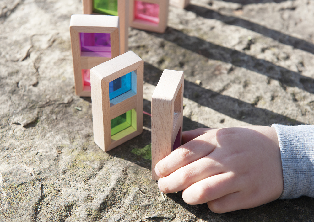 Farb-Domino "Regenbogen", 29-tlg. Farb-Domino "Regenbogen", 29-tlg.
