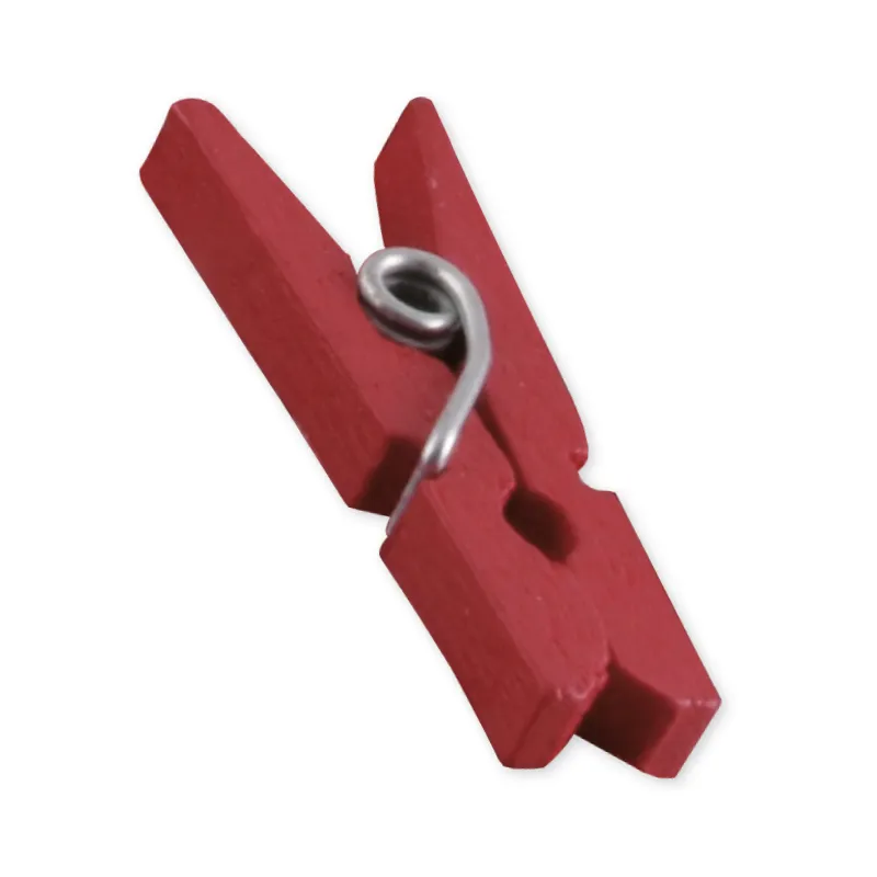 Holz-Klammern 25 mm (für Markierungen), 50 Stück