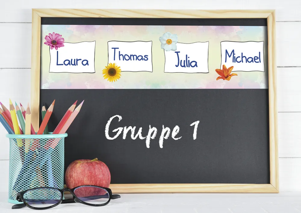 Deko-Band Reispapier 10 cm, selbstklebend + beschriftbar, 10m