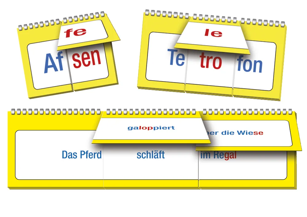 Klappen-Spiel, 3-tlg. Klappen-Spiel, 3-tlg.