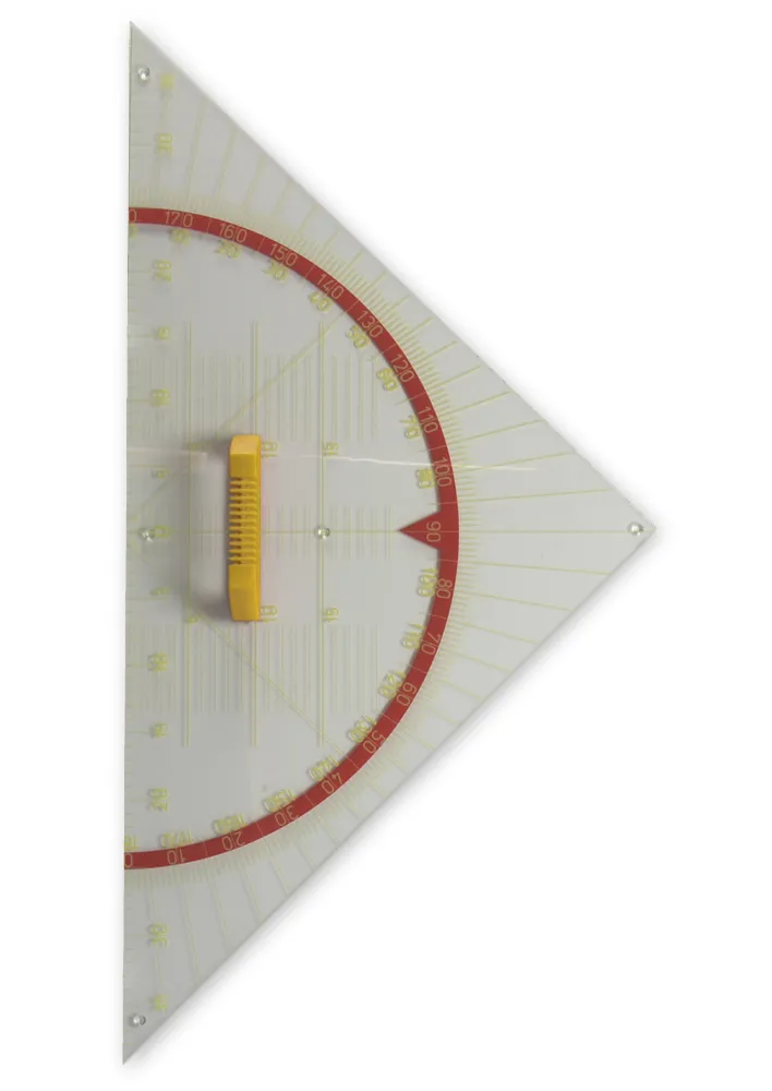 Wandtafel-Gerätesatz Profi 5-tlg., magnetisch, 60 cm Dreieck