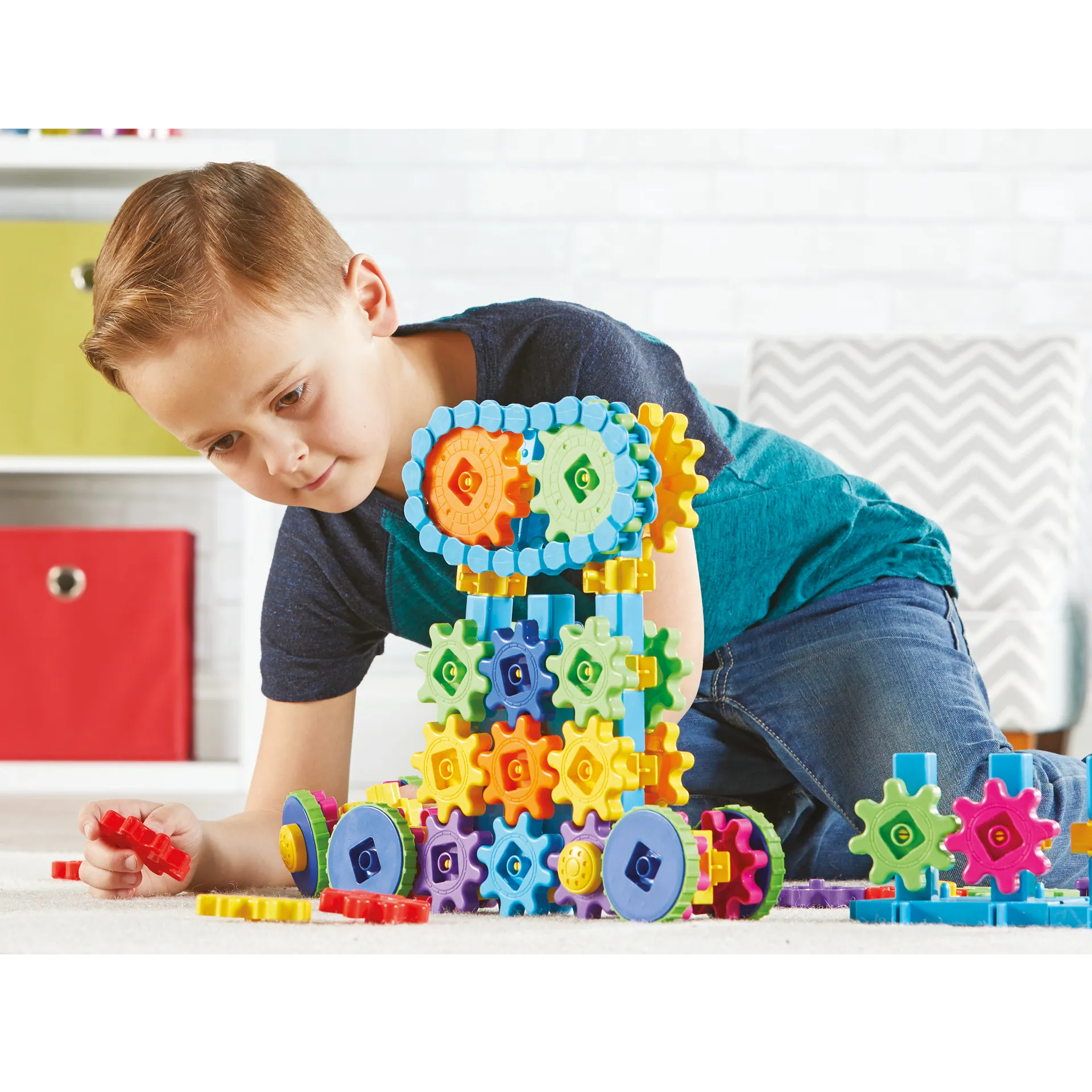 Zahnrad-Konstruktions-Set "Mega", 235-tlg.