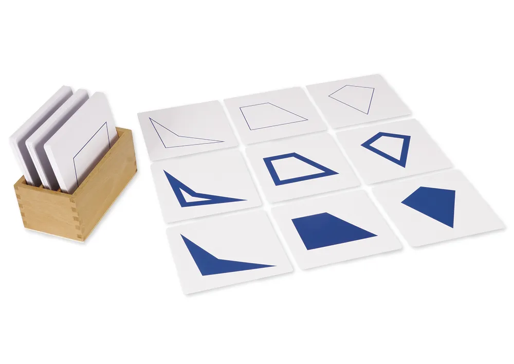 TimeTEX geometriske kort "Montessori Premium"