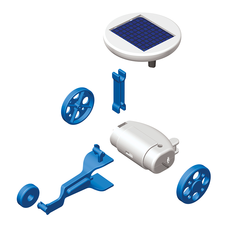 Bausatz "Solar-Modelle 6in1", 44-tlg. Bausatz "Solar-Modelle 6in1", 44-tlg.