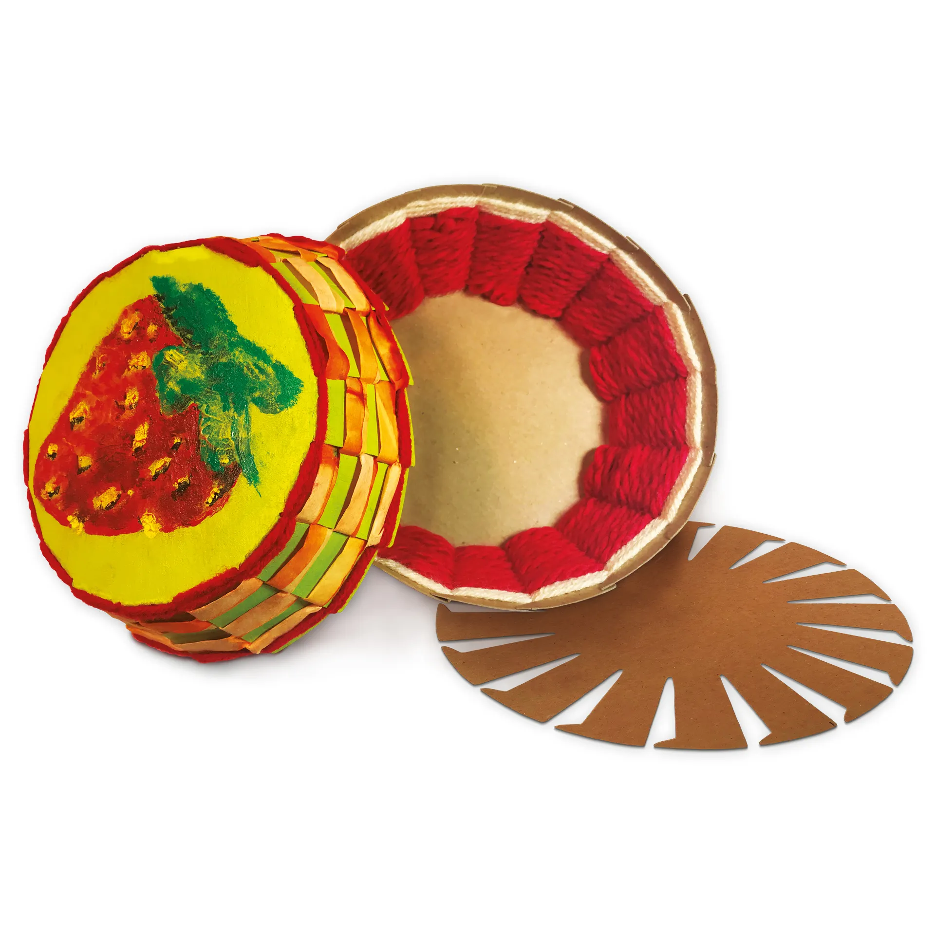 Base de panier à tisser, 24 pièces