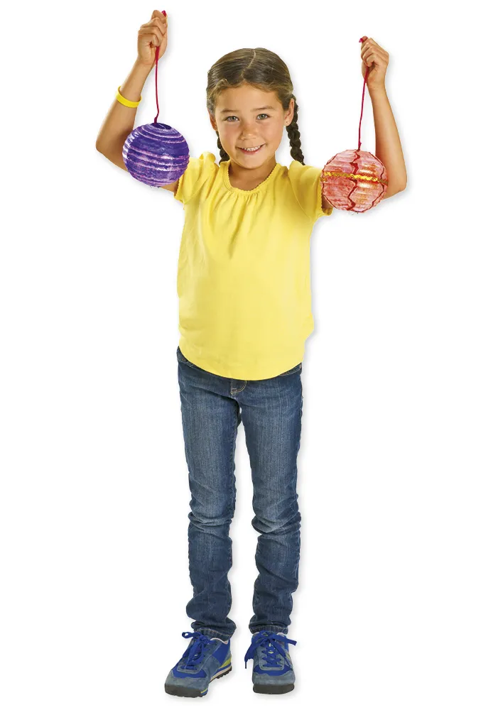 Lanternes rondes en papier, 12 pièces