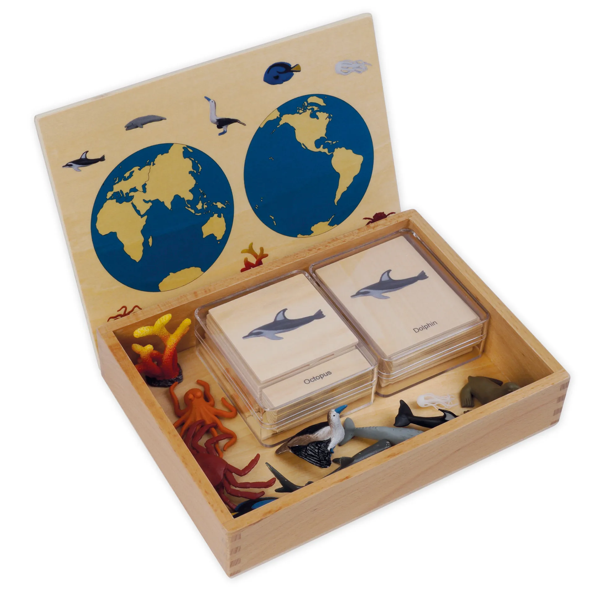 TimeTEX Mini-Meerestiere-Set "Montessori Premium"