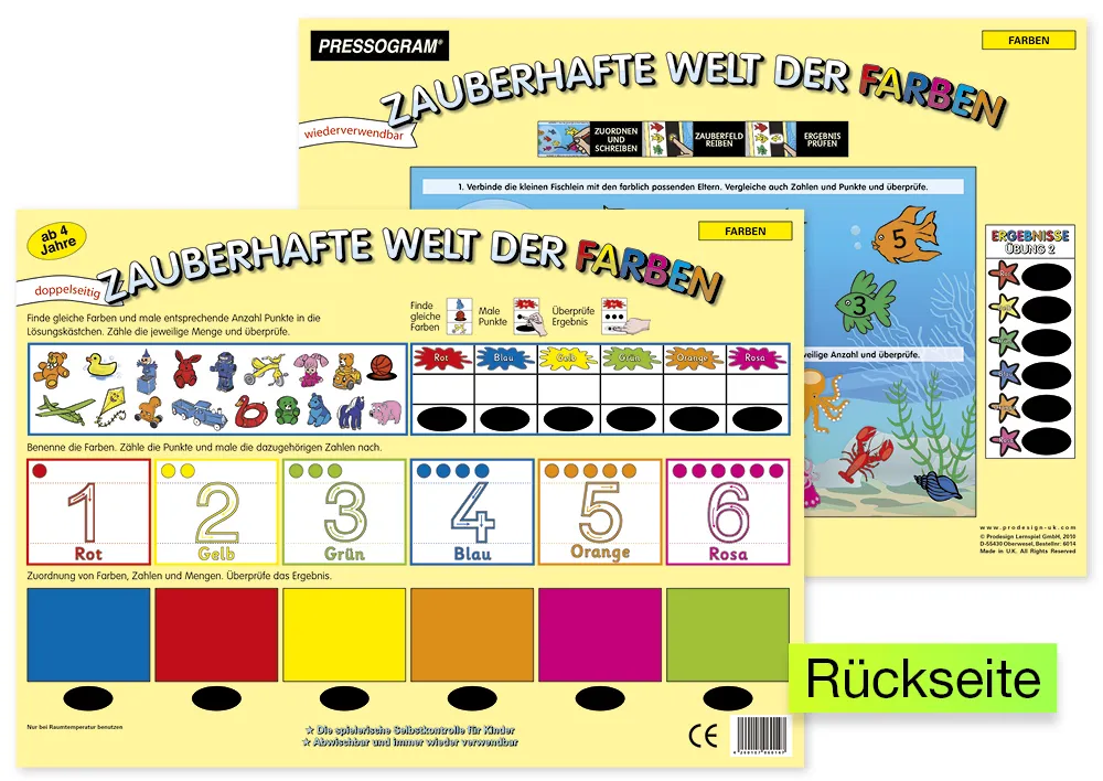 TimeTEX Zaubertafel "Welt der Farben"