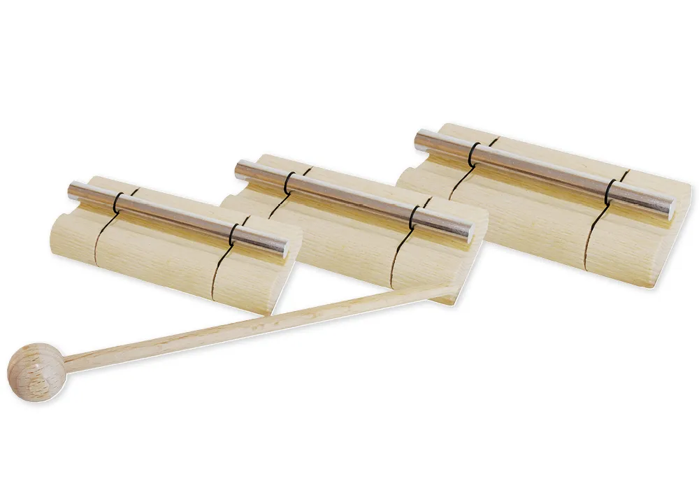 Ljudinstrument soundstick set, Tone H, A och E, 3  dele stämmor