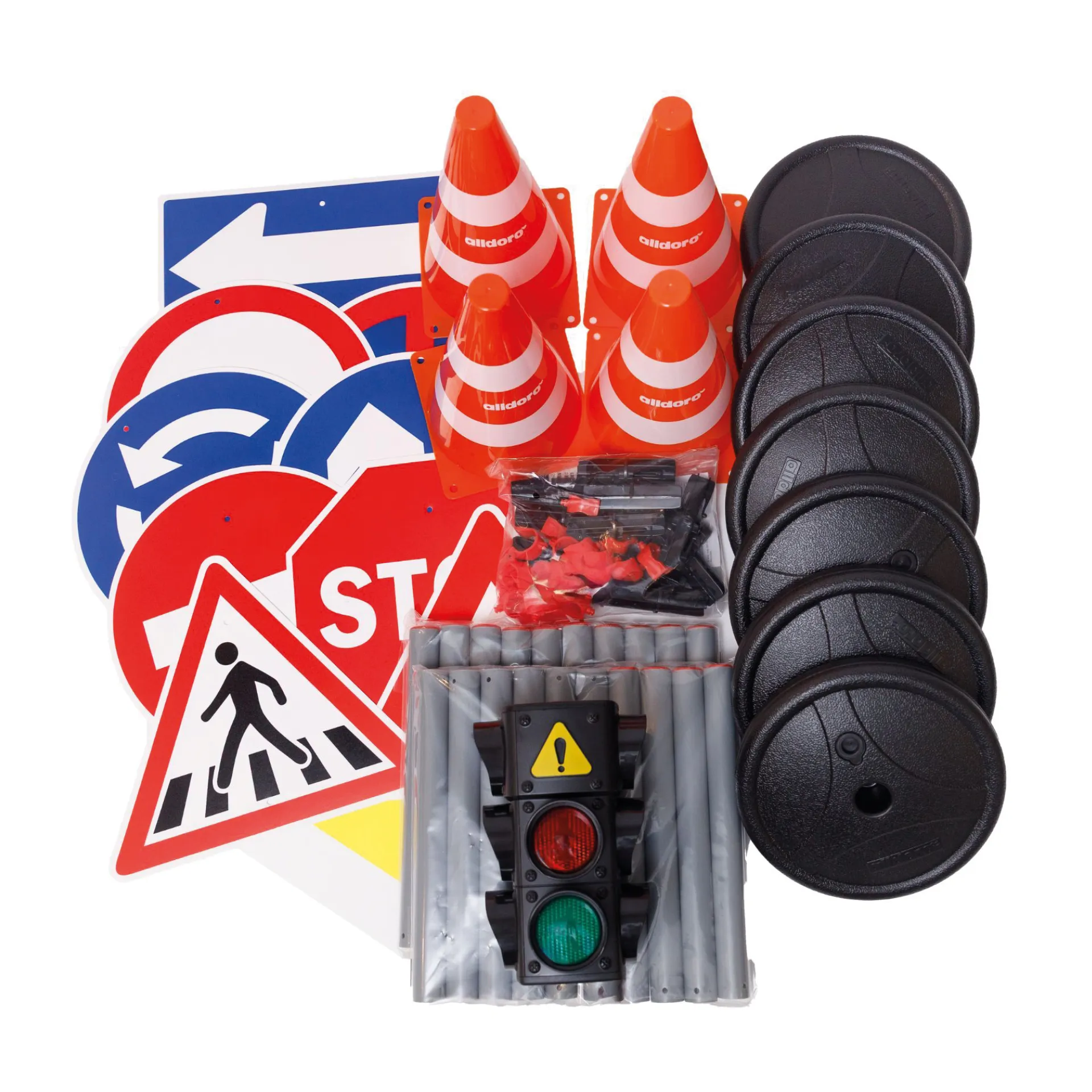 Set "Verkehrszeichen" XXL, 49-tlg.