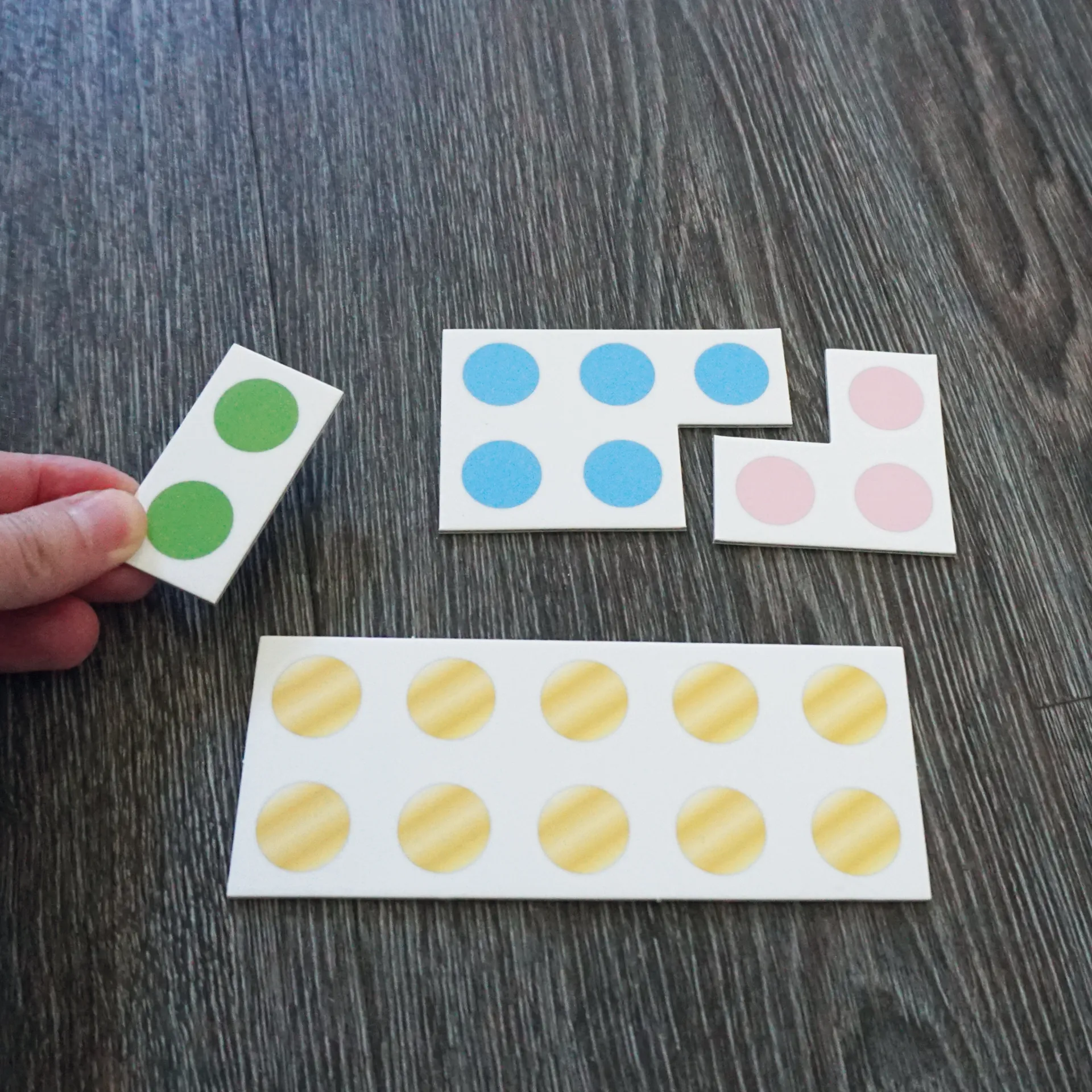 Sæt med aritmetiske chips "Prima Numero", talområde op til 100 & lille 1x1
