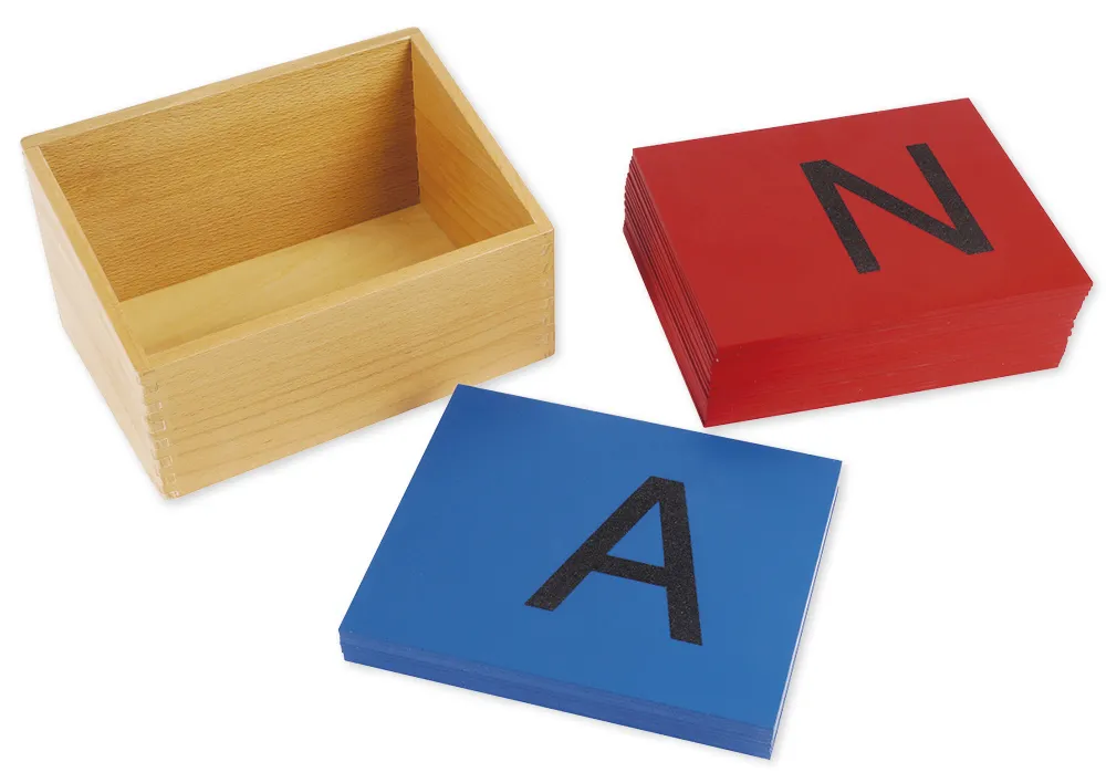 TimeTEX Sandpapier Großbuchstaben "Montessori Premium"