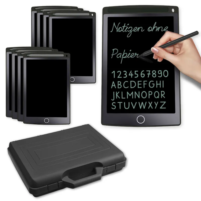 Klassset digitalt skifferkort SD "A4-XS", 8 st, i fodral