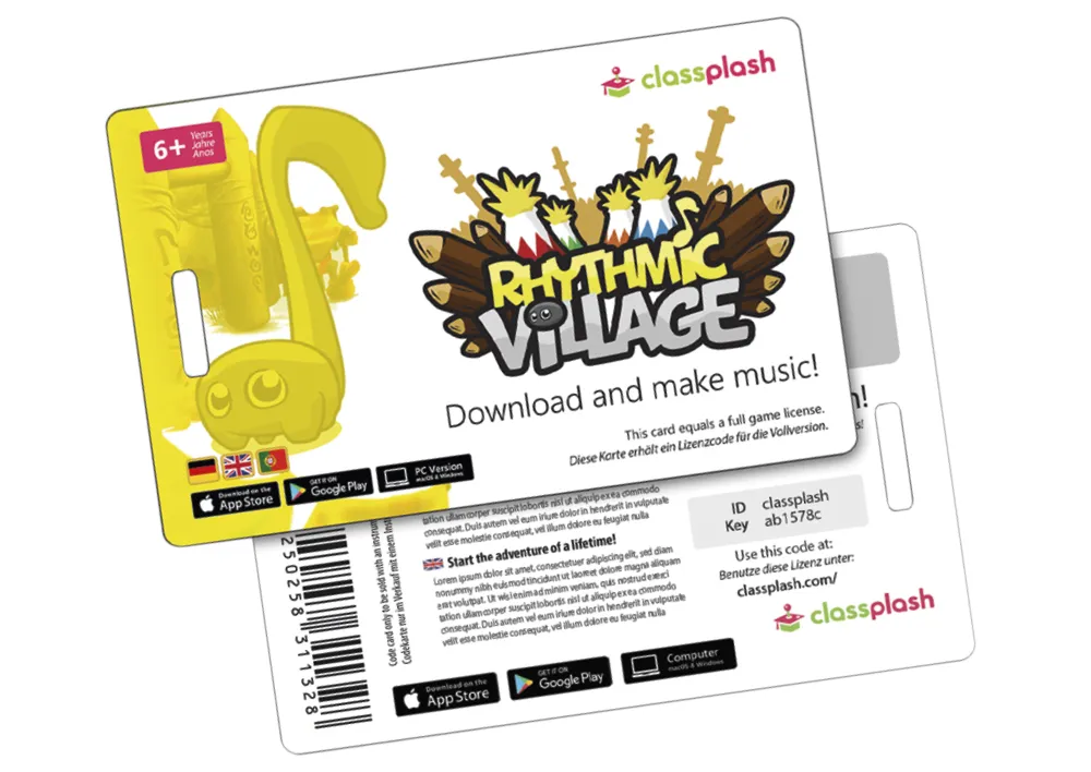 Percussion-Set, 6-tlg., mit App-Lizenz