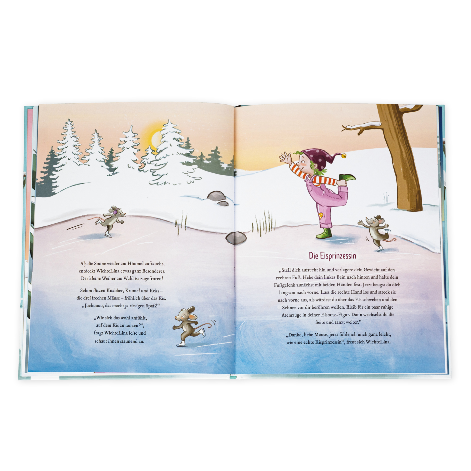 Buch "Wichtel-Yoga im Winterwald", 32 Seiten