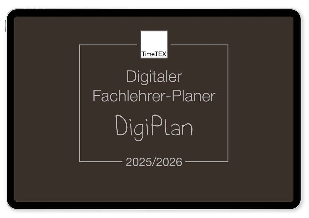 TimeTEX Digitaler Fachlehrer-Planer DigiPlan 2025/2026