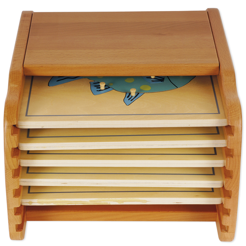 TimeTEX Ständer für 6 Tierpuzzles "Montessori Premium" TimeTEX Ständer für 6 Tierpuzzles "Montessori Premium"