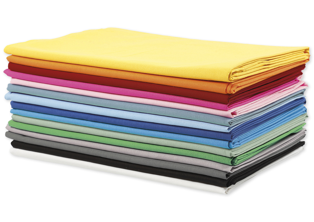 TimeTEX Baumwoll-Stoff, 15 Farben à 1,45x2 m