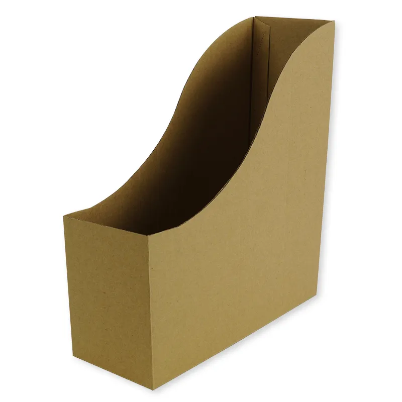Ensemble de porte-revues en carton naturel, format A4, 5 pièces