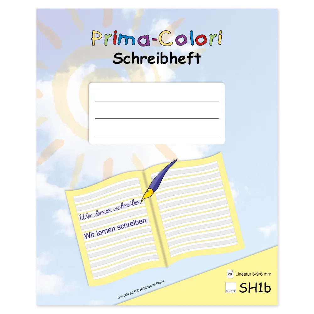 Prima-Colori Schreibheft SH1b