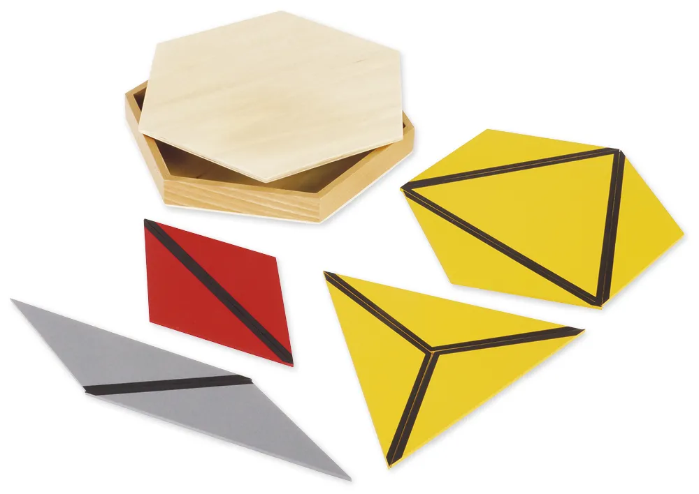 5 boîtes de triangles constructeurs TimeTEX « Montessori Premium »
