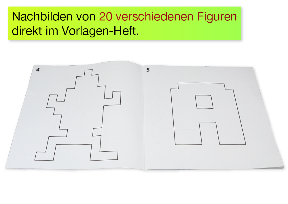 Pentomino skabeloner, i original størrelse