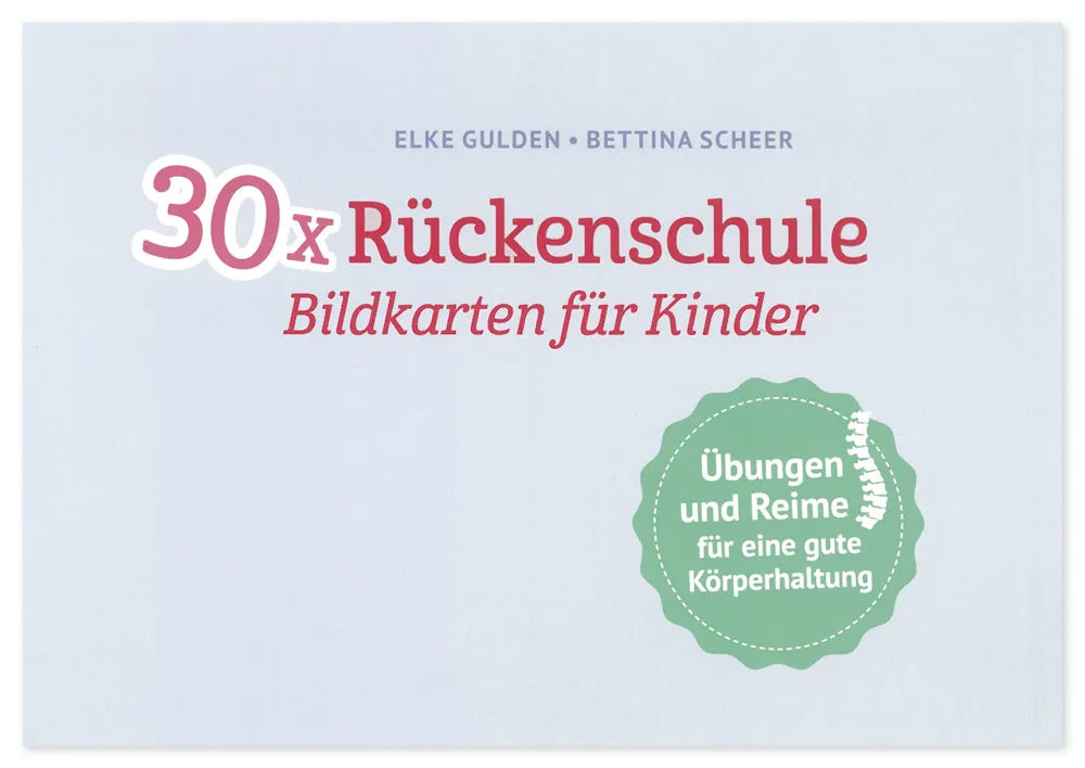 Karten-Set "30x Rückenschule Bildkarten für Kinder"