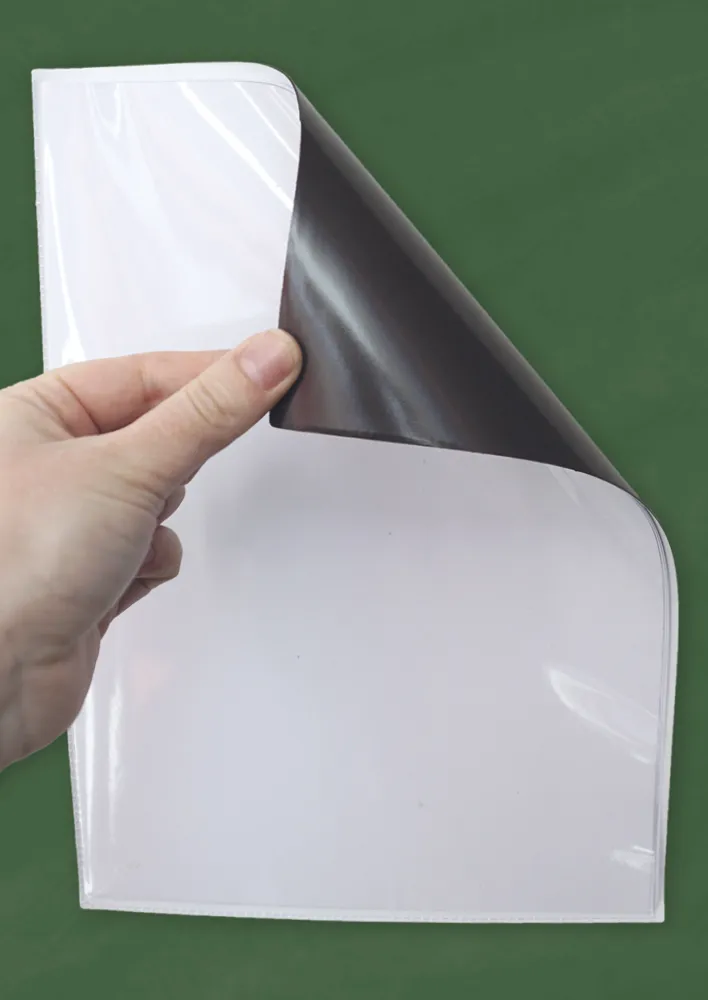 TimeTEX ficka A4 magnetisk, vit