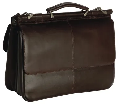 TimeTEX Lehrertasche "Compacta", mocca, Rinds-Nappa-Leder II./SO