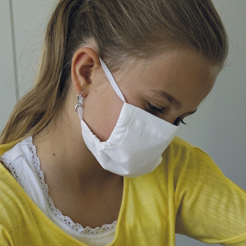 Alltags-Gesichtsmaske mit Membranfilter S (Kinder) 