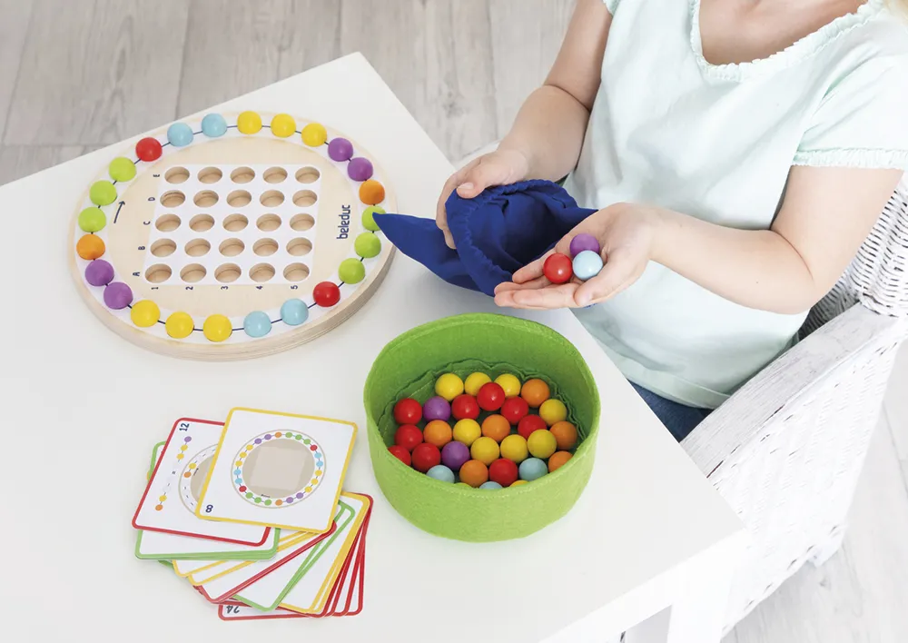 beleduc Marbelino "Muster & Reihen", 87-tlg.